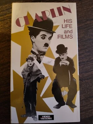 Chaplin His Life and Films VHS 1992 Rare & Historic Film Footage - Image 1 of 3