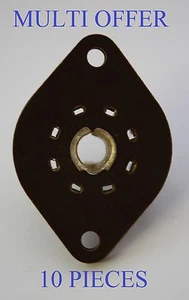 SOC89LW LOCTAL B8G B8B MONTAJE DE CHASIS HECHO EN EL REINO UNIDO ENCHUFE DE TUBO NUEVO 10 PIEZAS - Imagen 1 de 2