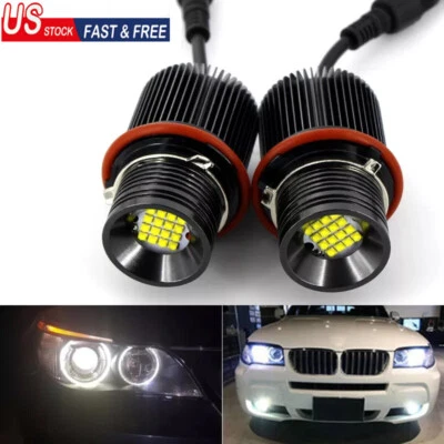 Canbus 160W Ojos Angulares LED Marcador HALO Anillo Bombilla Para Serie 1/5/6/7 X3 X5 Foto 1 de 4