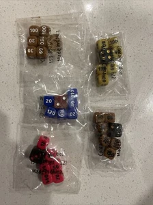Pokemon TCG Sealed Dice Bags Bulk Lot Of 5 - Picture 1 of 2