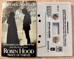 BRYAN ADAMS (Everything I Do) I Do It For You CASSETTE SINGLE VG+ Play-Tested - Picture 1 of 2