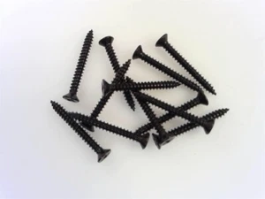 True Custom Shop® 3/4" Black Humbucker Pickup Ring Mounting Screws for Gibson - Picture 1 of 2
