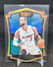 2015-16 Panini Select Premier Level Die-Cut Blue Prizm /199 Dwyane Wade #133 HOF