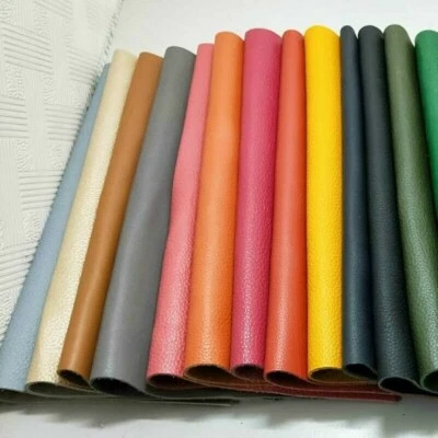 Real Genuine Leather Fabric First Layer Cowhide Scrap Material Hide Cut Soft Sew - Image 1 of 4