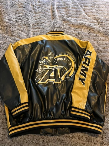 Army Black Knights vtg 90s Steve & Barrys Varsity bomber Zip jacket sz-3XL Cover