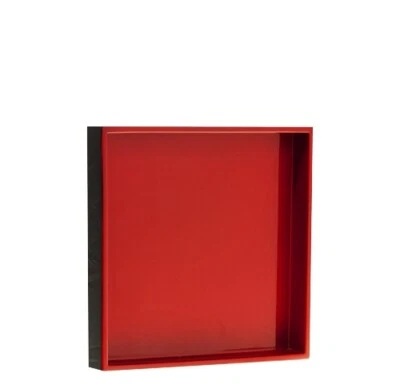 Tablett, Quadratisch, 20x20 Holz & 12 fach Pianolack SONDERPREIS - Bild 1 von 2