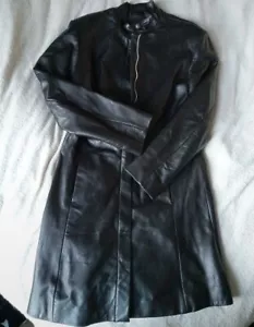 Heeli ladies long leather jacket size XL BNWT - Picture 1 of 13