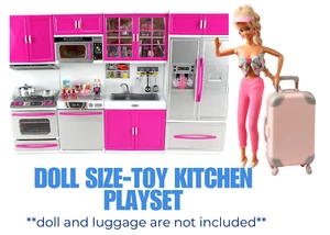 My Modern Kitchen Full Deluxe Kit Battery Operated Kitchen Playset (PSK32) - Picture 1 of 9