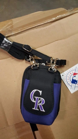 Colorado Rockies MLB Purse Plus Touch Phone  ID Wallet Charm 14 Gift Bag Cover