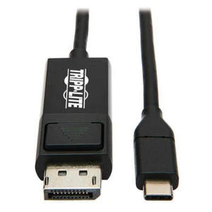 Tripp Lite U444-006-DP-BE USB C to DisplayPort Adapter Cable USB 3.1 Locking 4K - Picture 1 of 3