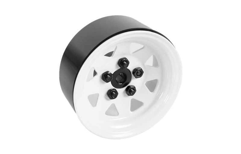 RC4WD - 5 Lug Wagon 1.9" Steel Stamped Beadlock Wheels (White) - Image 1 of 1