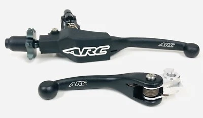 ARC Front Brake DC-8 Clutch Perch Levers Standard Black Honda CRF 250R 450R RX - Image 1 of 4