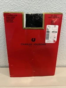 Pantimedias Silken Sheer Sandalfoot con Lycra Talla B Estilo Charles Jourdan 242 - Imagen 1 de 7