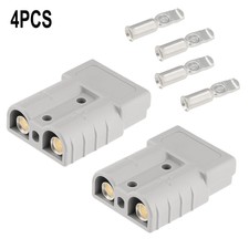 4Pcs FOR ANDERSON-Plug CABLE TERMINAL BATTERY POWER CONNECTOR 50 AMP/600V