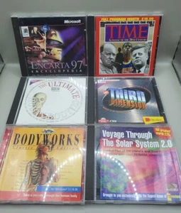 Paquete de 6 CD Roms Windows de la década de 1990 - Imagen 1 de 3