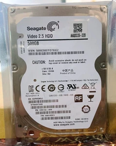 Seagate Video 500GB ST500VT000 5400RPM SATA 2.5" Laptop HDD Hard Disk Drive - Afbeelding 1 van 1