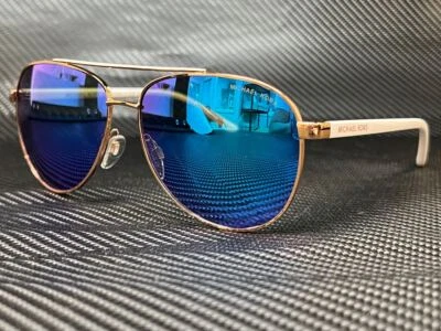 Gafas de sol para mujer MICHAEL KORS MK5007 104525 oro rosa/blanco piloto 59 mm Foto 1 de 4