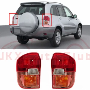 For Toyota Rav4 2001-03 p Pair Left & Right Rear Brake Lights Tail Lamp Red Lens - Picture 1 of 8