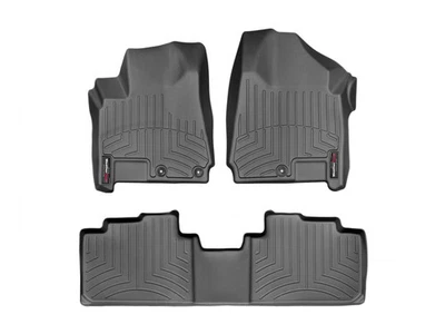 WeatherTech FloorLiner 适用于 2010 - 2011 凯迪拉克 SRX - 第一排和第二排,黑色 — 第 1/4 张图片