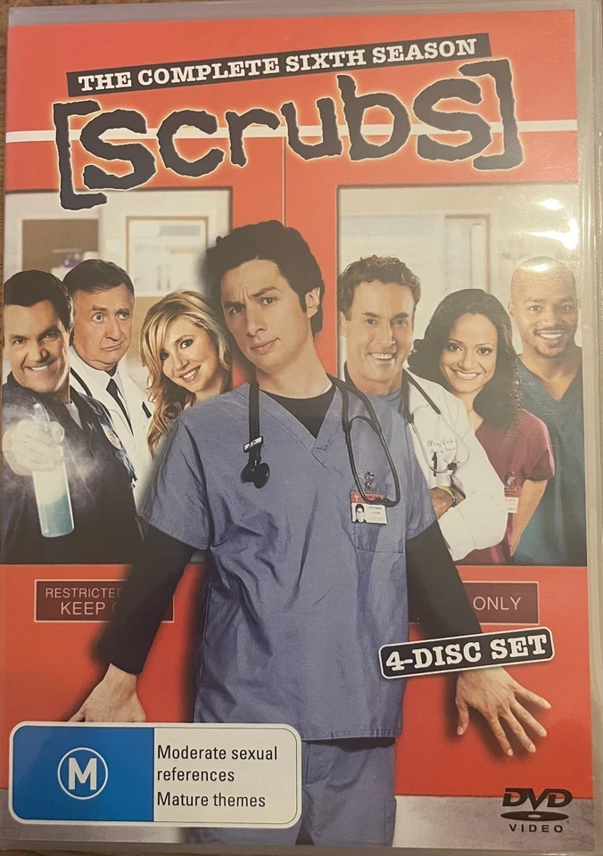 SCRUBS: THE COMPLETE SEASON 6 -4 Disc DVD - Image 1 of 1