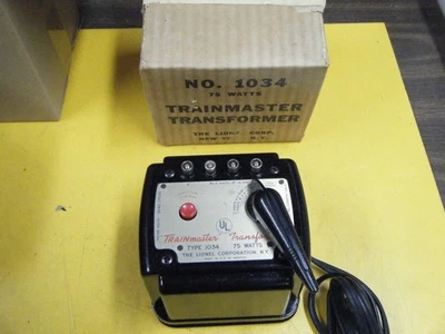 Lionel #1034 75 Watt Transformer w/OB Exc. - Image 1 of 3