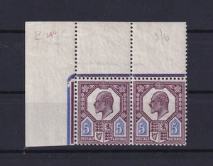 GB KEVII 1912 Mint 5d Margin Pair Somerset House SG294 MNH BP15545 - Picture 1 of 1