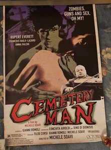 Póster original de la película Cemetery Man / enrollado, 27" X 40", también conocido como DELLAMORTE DELLAMORE - Imagen 1 de 1