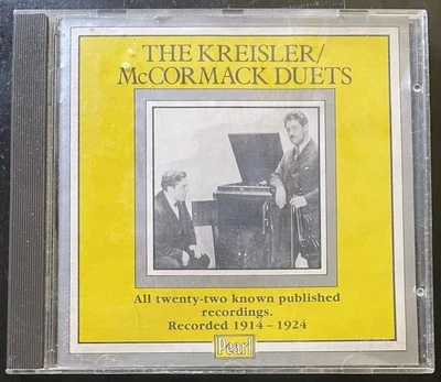The Kreisler/McCormack Duets-CD-All 22 Known Published Recordings-England Import - Image 1 of 4