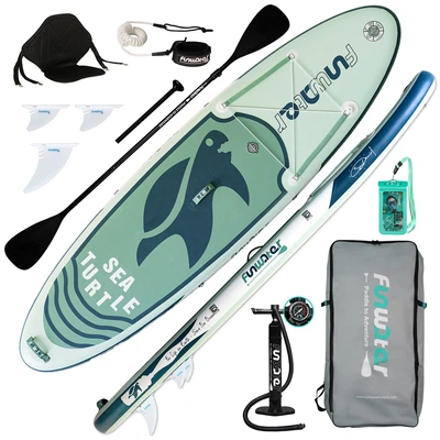 FunWater SUP Board Stand Up Paddle Board aufblasbar Surfboard Paddling ISUP