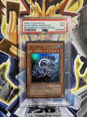 Yugioh Levia - Dragon Daedalus 1st Edition Ultra Rare IOC-083 PSA 9 - Image 1 of 2