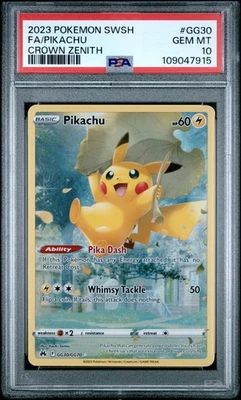 PSA 10 GEM MINT Pikachu GG30  Pokemon TCG Crown Zenith - Image 1 of 2