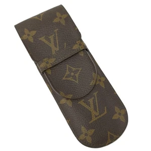 Louis Vuitton Pencil Case M62990 Brown Canvas Monogram Vintage Authentic - Picture 1 of 10