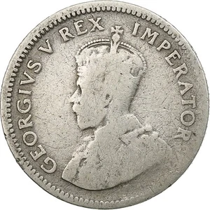 [#1115945] Coin, South Africa, George V, 6 Pence, 1932, F, Silver, KM:16.2 - Picture 1 of 2