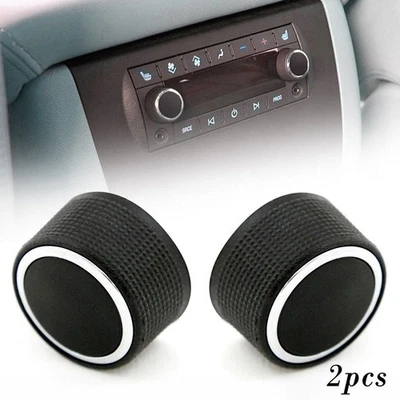 2x Rear Radio Control Knob Button For Escalade For Enclave For Chevrolet - Image 1 of 4