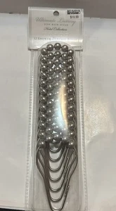 Ultimate Luxury Solid Brass Roller Curtain Rings Hotel Collection Set Of 12 NEW - Picture 1 of 5