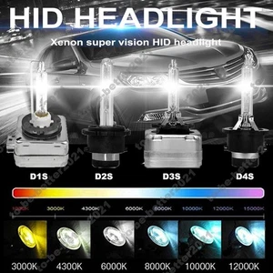 D1S D2S D3S D4S HID Xenon  Bulbs Replace LED Headlight 6000K 8000K 10000K 12000K - Picture 1 of 28