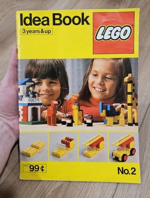 Vintage Lego Idea Book No. 2 (56 Pages) 1977 LEGO Manual (DAMAGED) - Image 1 of 4