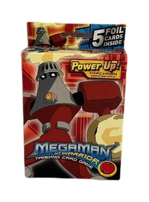 🔥 MegaMan NT Warrior TorchMan Starter Deck 💥 2004 Decipher TCG NEW Foil Cards - Image 1 of 4