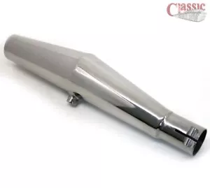 BSA B25 B50 C15 Victor High Level Silencer Seamless - Picture 1 of 1