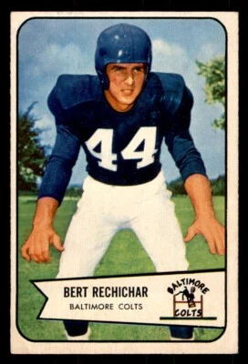 1954 Bowman Football #26 Bert Rechichar EX *d2 - Image 1 of 2