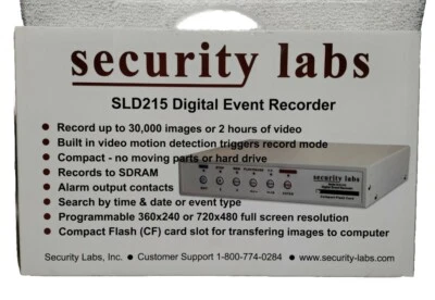 Security Labs SLD215 Digital Event Recorder W/ 2 Swann Receivers, 1 Swann Camera - Image 1 of 4