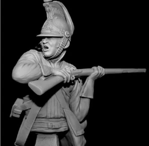 CGS 1/10 Inniskilling Dragoon 1818 CR06 Unpainted resin bust 0 - Picture 1 of 1