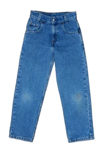 Boys LEVI'S 550 Relaxed Fit Stonewashed Zip & Snap Closer Regular 7X Jeans - Picture 1 of 7