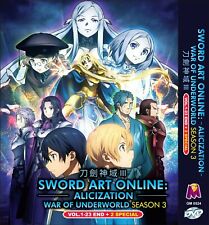 Espada Arte En línea: alicization: guerra de Inframundo (temporada 3) + ANIME DVD 2SP