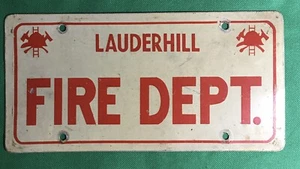 Departamento de bomberos de Lauderhill Florida Placa frontal - Imagen 1 de 2