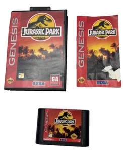 Jurassic Park - Sega Genesis Authentic Tested - Picture 1 of 17