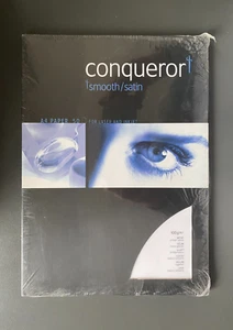 Conqueror Smooth Satin A4 PAPER x 50 Sheets BRILLIANT WHITE 100 g/m2 (INC VAT) - Picture 1 of 1