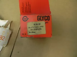 ORIG. VINTAGE NOS GLYCO ROD BEARINGS 1962 BMW 4 CYL. STD # 71-2182/4 - Picture 1 of 4