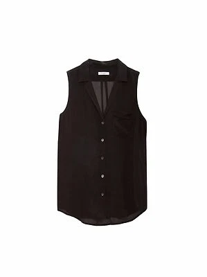 Camisa de seda Keira sin mangas Equipment nueva con etiquetas en negro talla XS $188 Foto 1 de 4