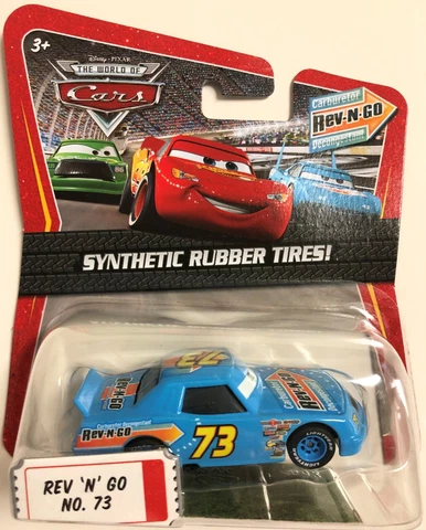 Disney Pixar Cars Rev 'N' Go #73 w/Synthetic Rubber Tires! Free Shipping! Cover